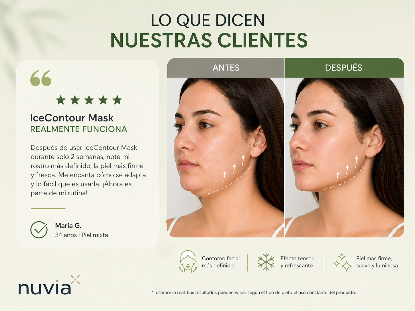 NUVIA IceContour Mask